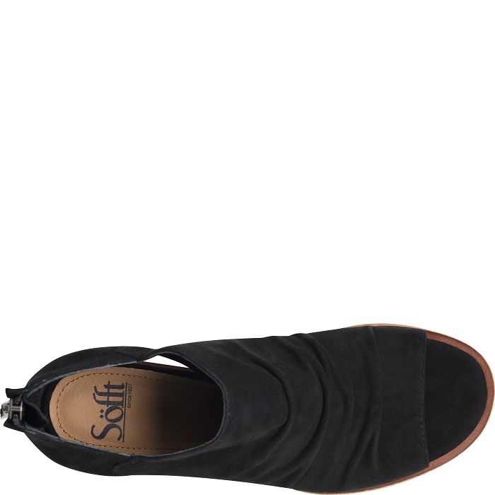 Söfft Catelyn Shop Heels Heeled Sandals Black Suede (Black)