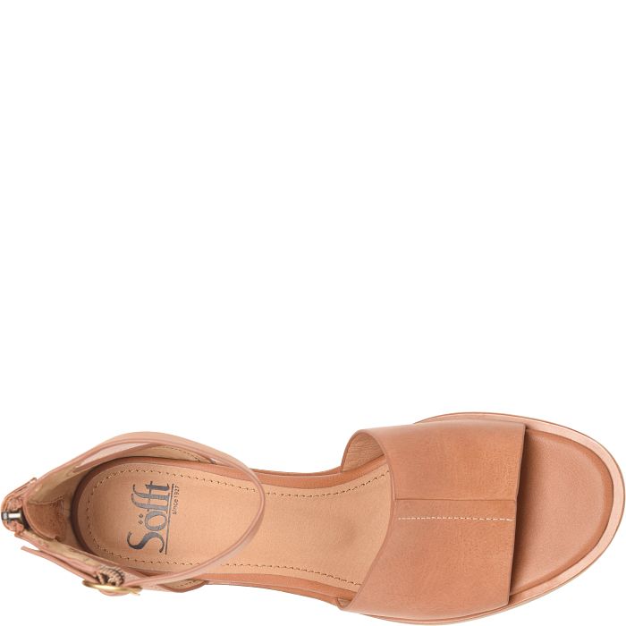 Söfft Colby Shop Sandals Heeled Sandals Luggage (Tan)