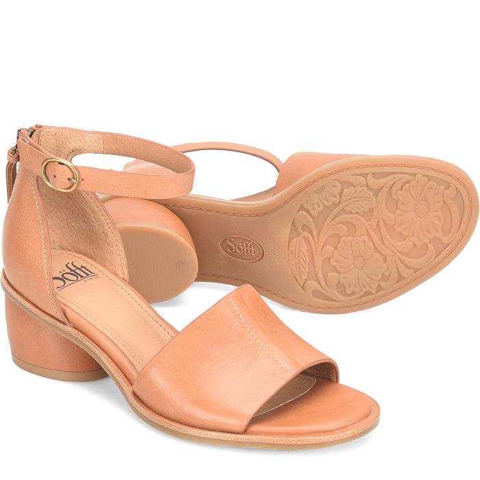 söfft Colby Shop Sandals Heeled Sandals Luggage (Tan)