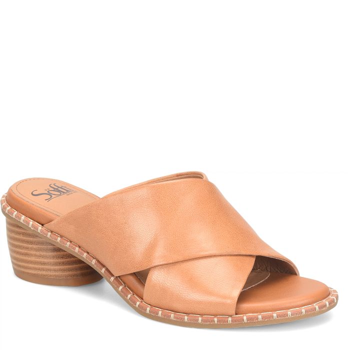 Söfft Crystal Shop Sandals Heeled Sandals Luggage (Tan)