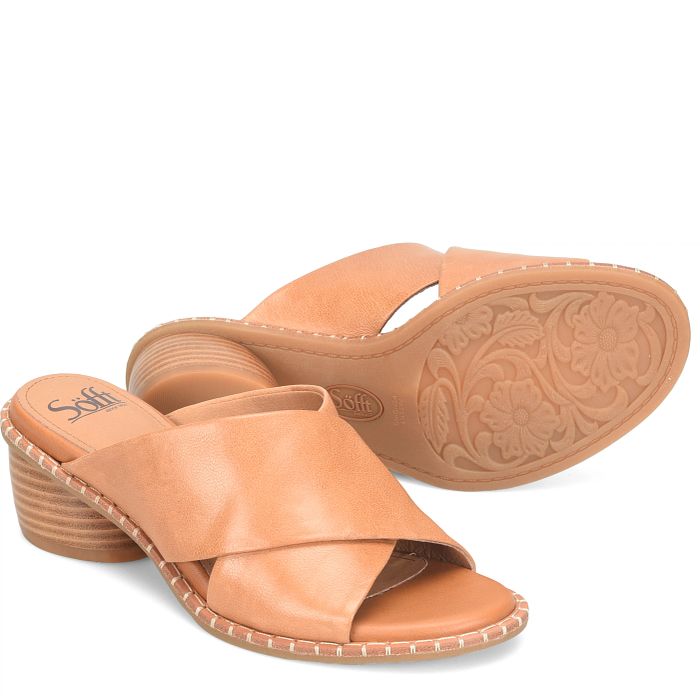 söfft Crystal Shop Sandals Heeled Sandals Luggage (Tan)