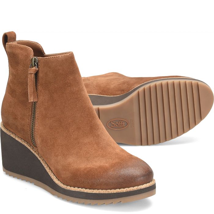 söfft Emeline Shop Boots Ankle Boots & Booties Havana Brown Suede (Brown)