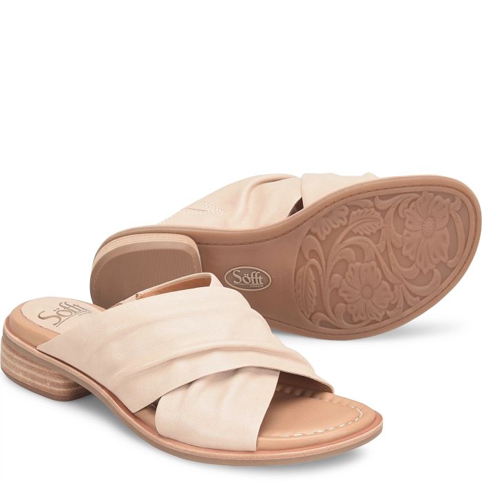 söfft Fallon Shop Sandals Flat Sandals Tapioca Grey (Ivory)