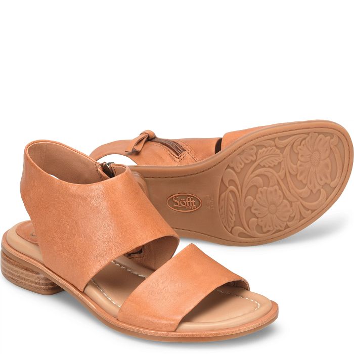 söfft Felicity Shop Sandals Flat Sandals Luggage (Tan)