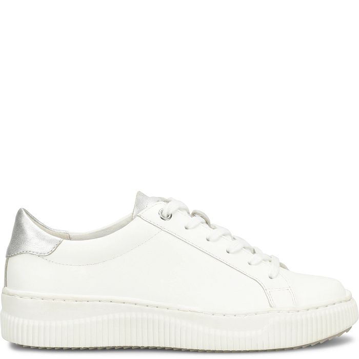 Söfft Fianna Shop Sneakers Lace-Up Sneakers White/Silver (White)