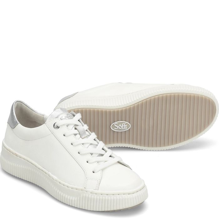 söfft Fianna Shop Sneakers Lace-Up Sneakers White/Silver (White)