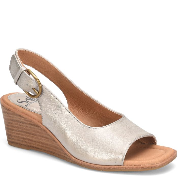 Söfft Gabriella Shop Heels Wedges Champagne (Metallic)