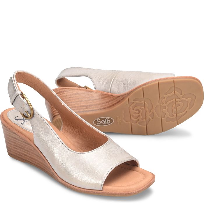söfft Gabriella Shop Heels Wedges Champagne (Metallic)