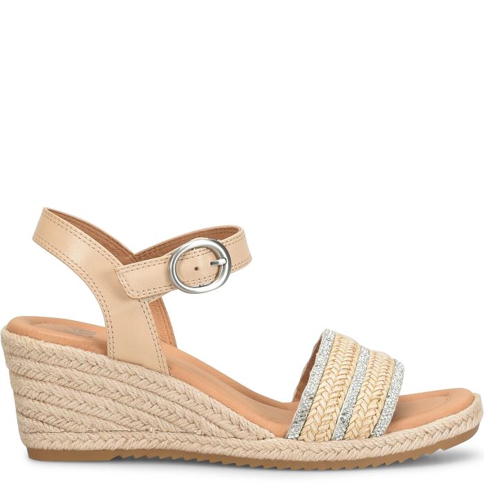 Söfft Inez II Shop Sandals Wedge Sandals Beige/Latte (Tan)