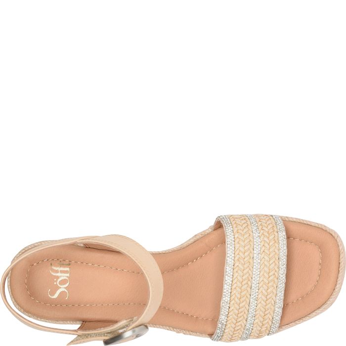 Söfft Inez II Shop Sandals Wedge Sandals Beige/Latte (Tan)