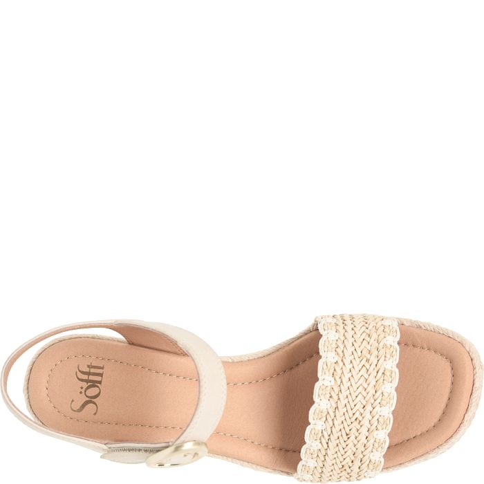 Söfft Inez Shop Sandals Wedge Sandals Beige/Latte (Tan)