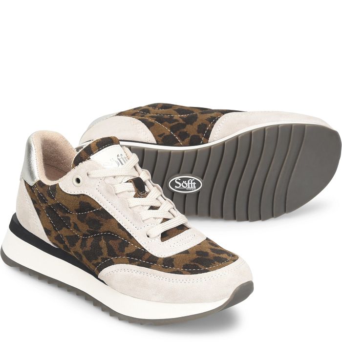 söfft Jacklyn Shop Sneakers Lace-Up Sneakers Leopard Multi (Animal Print)
