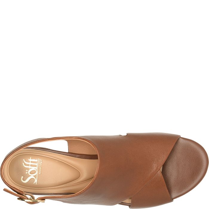 Söfft Liv Shop Heels Heeled Sandals Golden Brown (Brown)