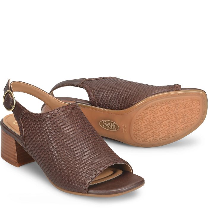 söfft Lois Shop Heels Heeled Sandals Cocoa Brown (Brown)
