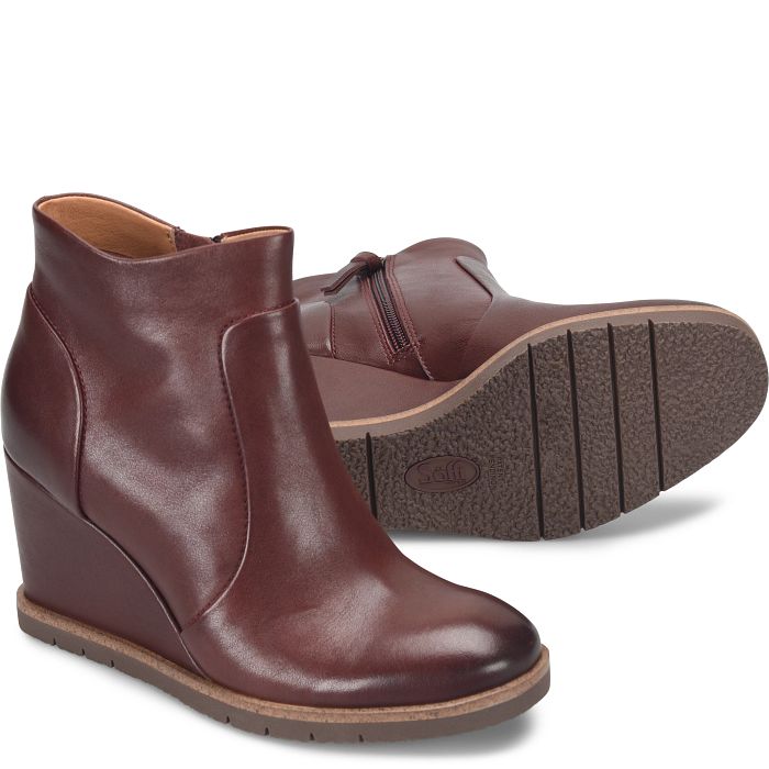 söfft Maguire Shop Boots Ankle Boots & Booties Bourbon Red (Red)