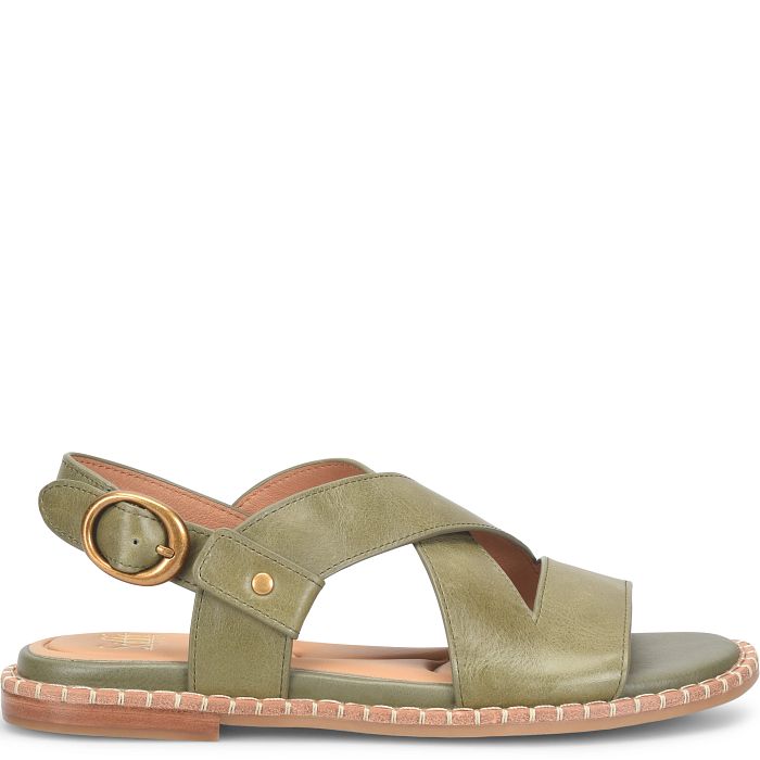 Söfft Nadia Shop Sandals Flat Sandals Hedge Green (Green)