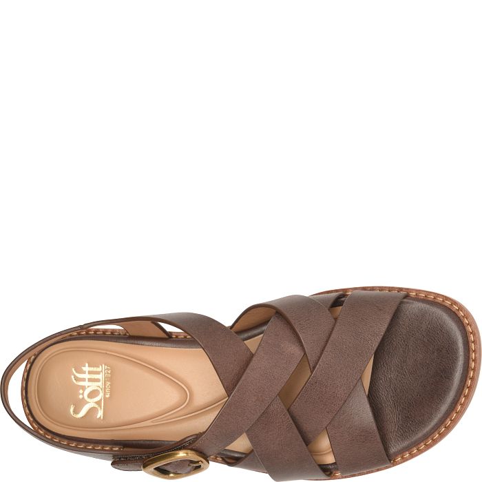 Söfft Nancy Shop Sandals Flat Sandals Cocoa Brown (Brown)