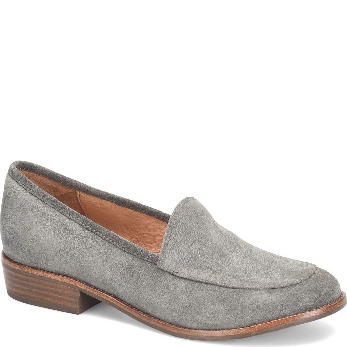 Söfft Napoli Shop Dress Dress Loafers Smoke Suede (Grey)
