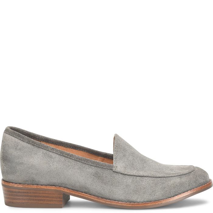 Söfft Napoli Shop Dress Dress Loafers Smoke Suede (Grey)