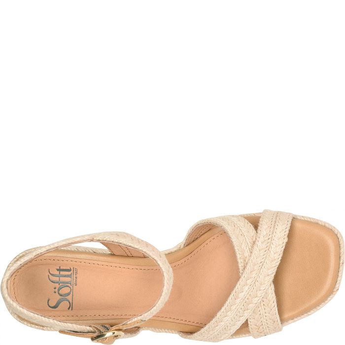 Söfft Newbury Shop Sandals Wedge Sandals Natural (Tan)