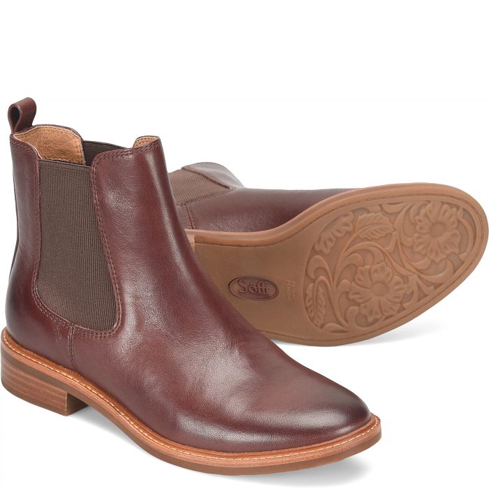 söfft Pamella Shop Boots Ankle Boots & Booties Bourbon Red (Red)