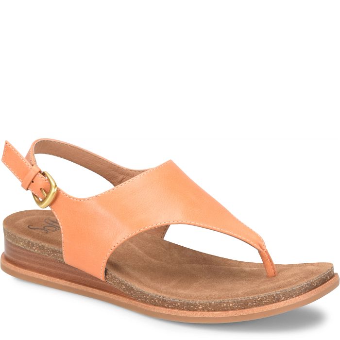 Söfft Penelope Shop Sandals Wedge Sandals Sunset Orange (Orange)