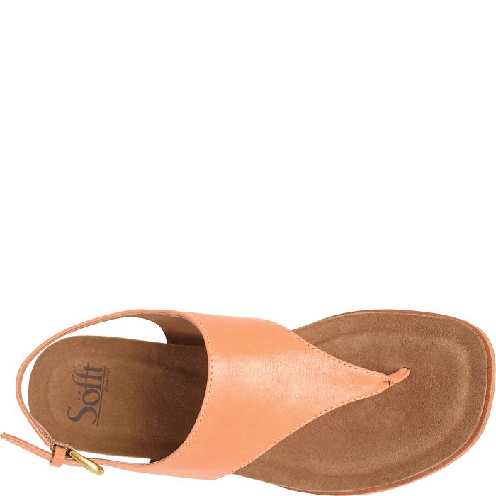 Söfft Penelope Shop Sandals Wedge Sandals Sunset Orange (Orange)