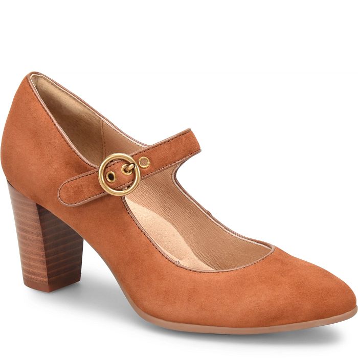 Söfft Petra Shop Dress Dress Pumps Russet Brown (Brown)