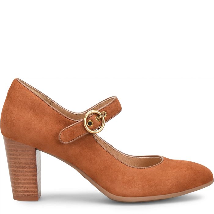 Söfft Petra Shop Dress Dress Pumps Russet Brown (Brown)