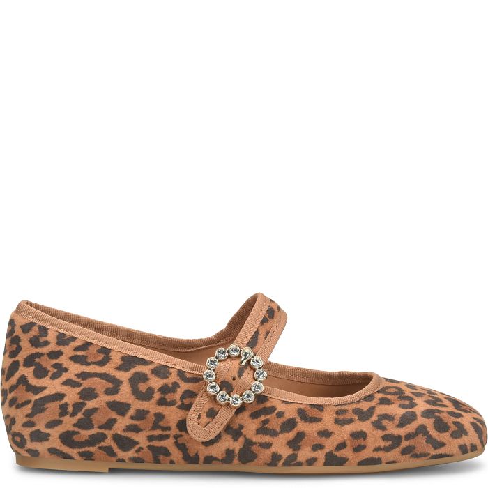 Söfft Peyton Shop Flats Ballet Flats Luggage (Animal Print)