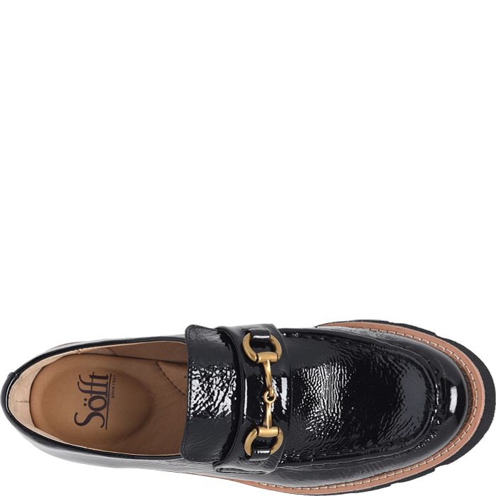 Söfft Prewitt Shop Dress Dress Loafers Black Patent (Black)