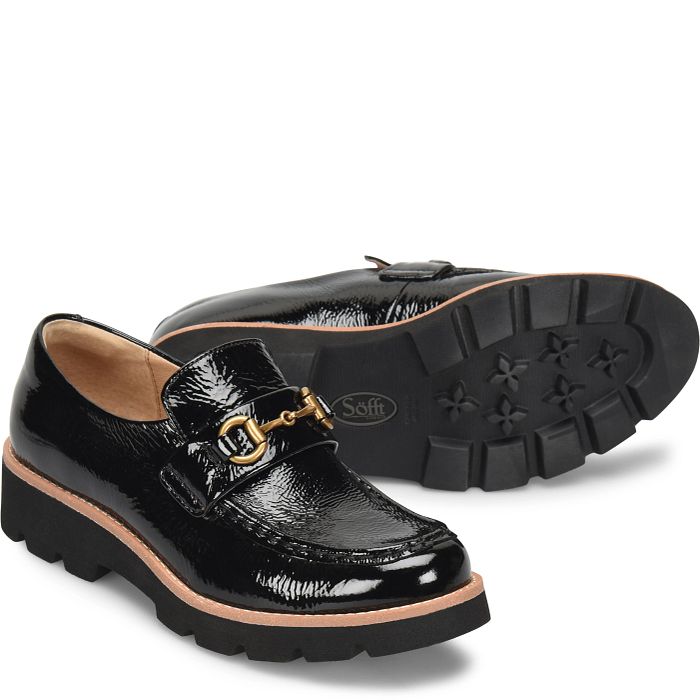 söfft Prewitt Shop Dress Dress Loafers Black Patent (Black)