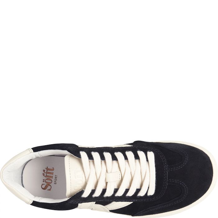 Söfft Ramsie Shop Sneakers Lace-Up Sneakers Black/White (Black)