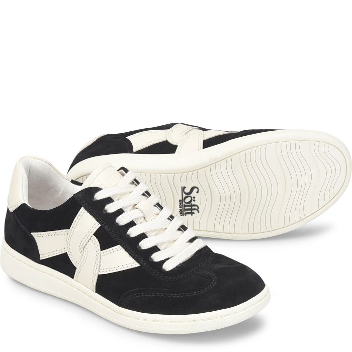 söfft Ramsie Shop Sneakers Lace-Up Sneakers Black/White (Black)