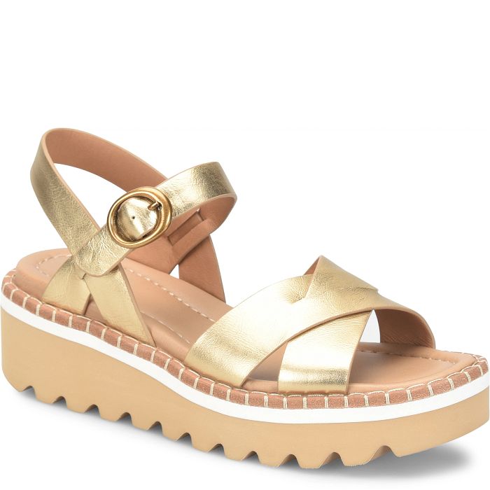 Söfft Ruthie Shop Sandals Platform Sandals Gold (Metallic)