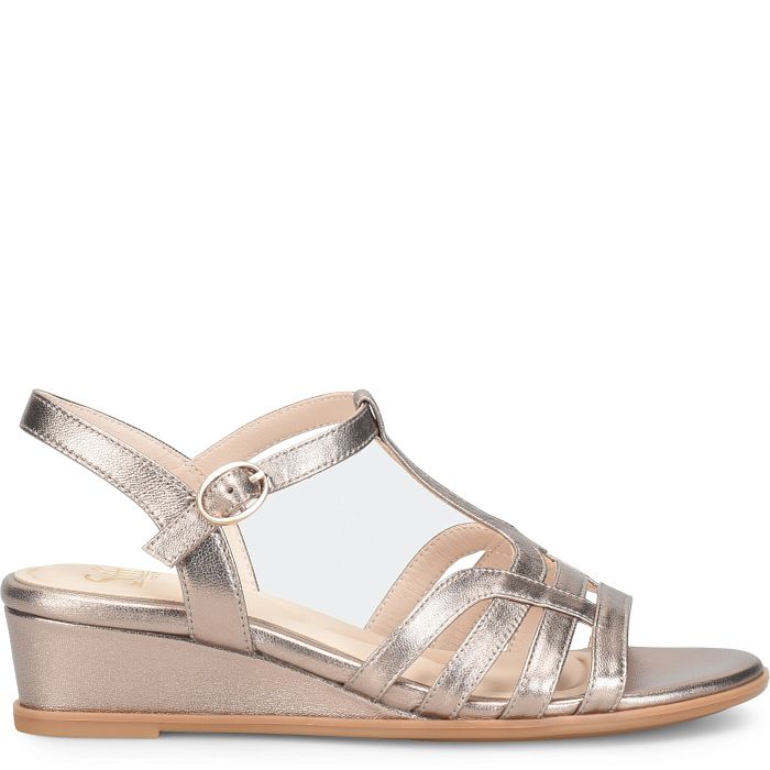 Söfft Scarlet Shop Heels Wedges Light Espresso (Metallic)