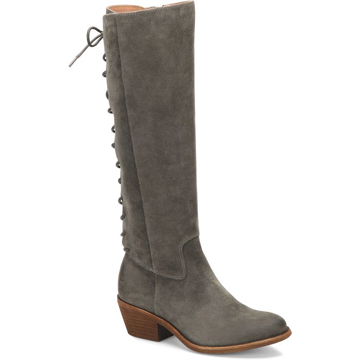 Söfft Sharnell Heel Shop Boots Tall Boots Smoke Suede (Grey)