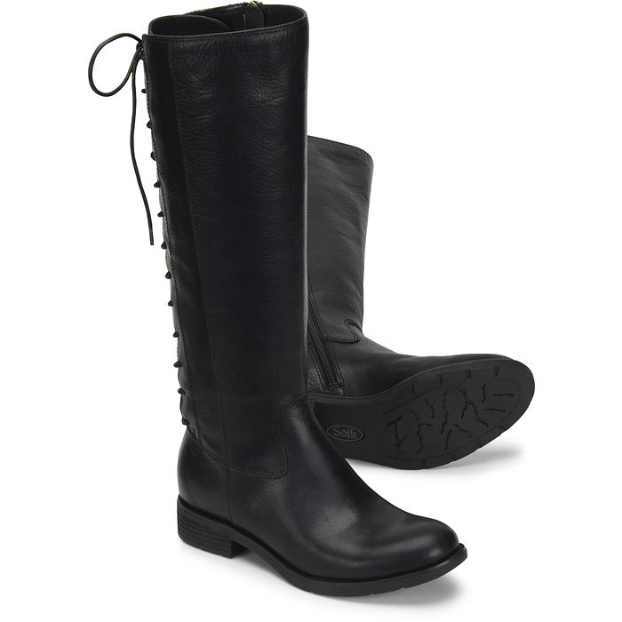 söfft Sharnell II Shop Boots Tall Boots Black Leather (Black)