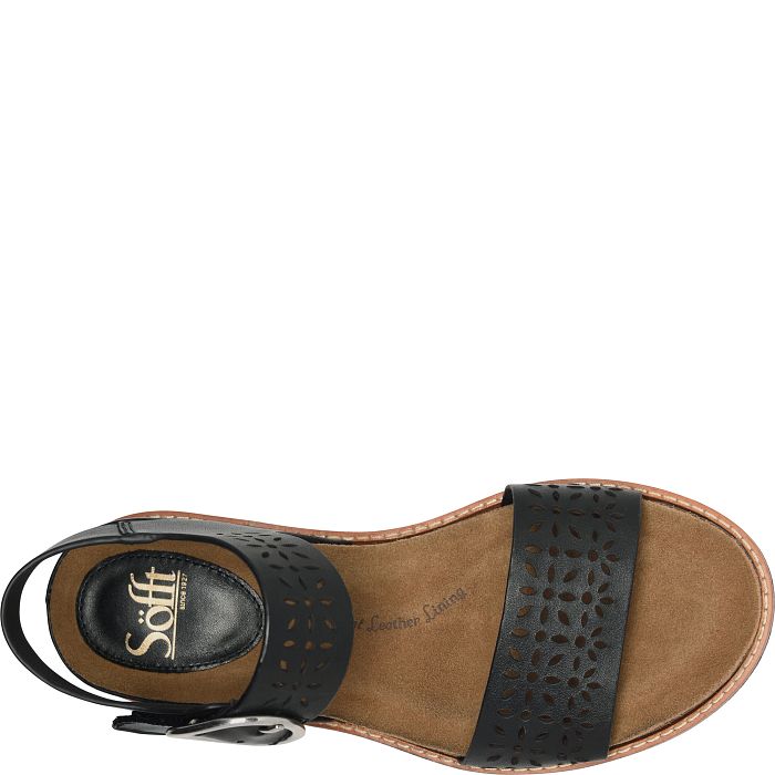 Söfft Bali III Shop Sandals Flat Sandals Black