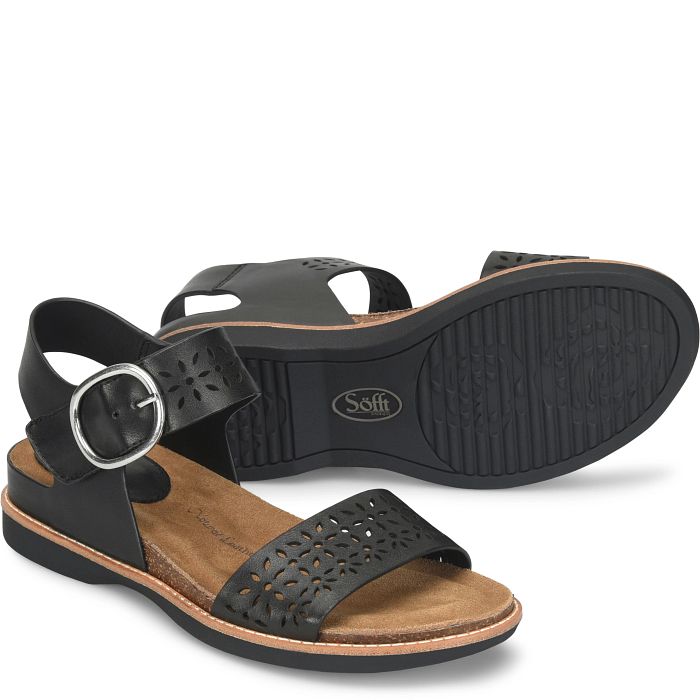 söfft Bali III Shop Sandals Flat Sandals Black