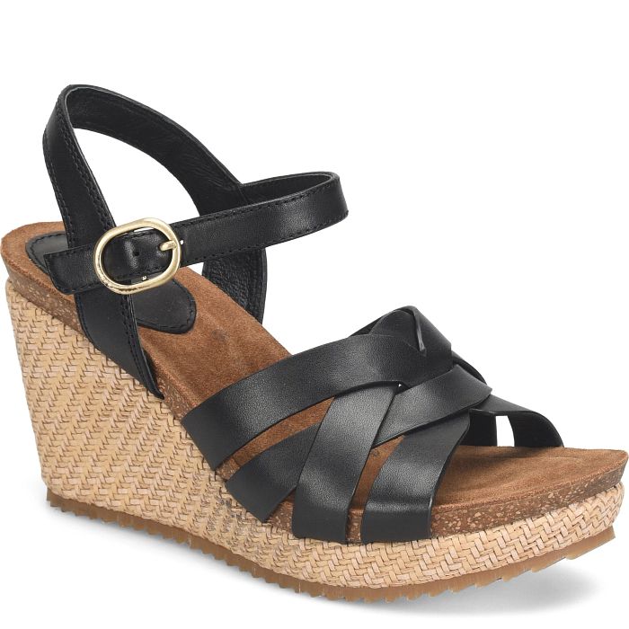 Söfft Carlana Shop Sandals Wedge Sandals Black