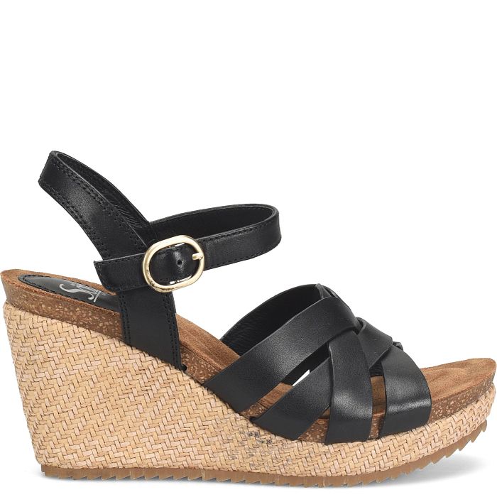 Söfft Carlana Shop Sandals Wedge Sandals Black
