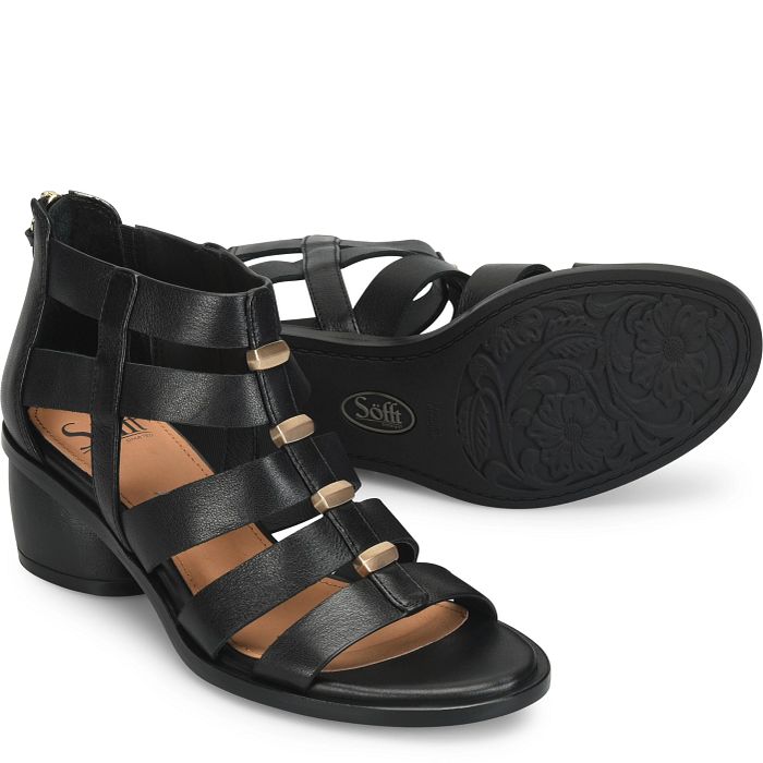 söfft Coco Shop Sandals Heeled Sandals Black