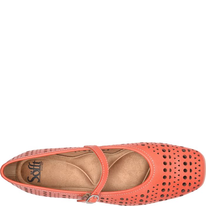 Söfft Ellie Shop Flats Ballet Flats Red Coral (Red)