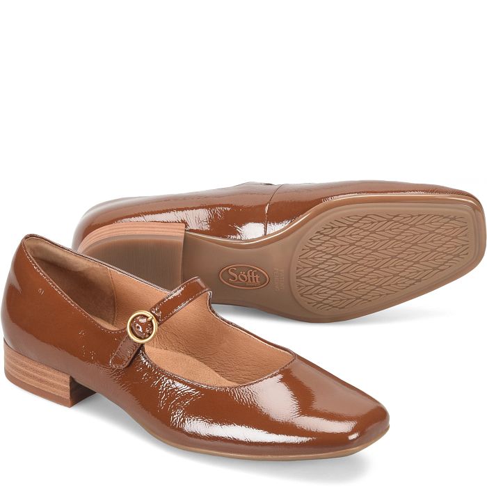 söfft Elsey Shop Dress Dress Flats Toffee (Brown)