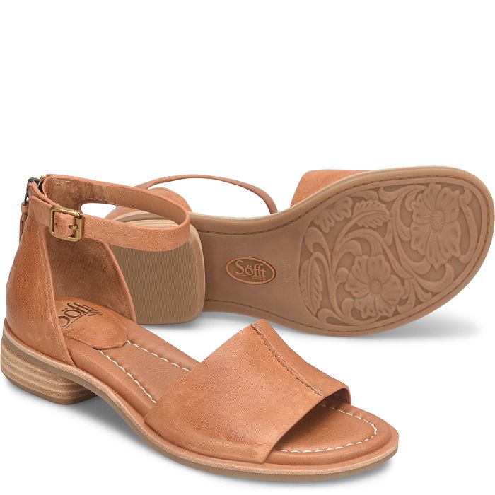 söfft Faxyn Shop Sandals Flat Sandals Luggage (Tan)