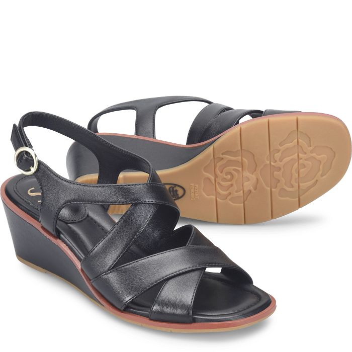 söfft Gigi Shop Heels Wedges Black