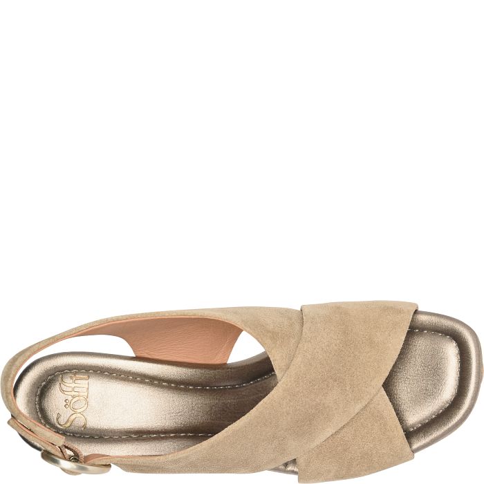 Söfft Isabeth Shop Heels Wedges Barley (Tan)
