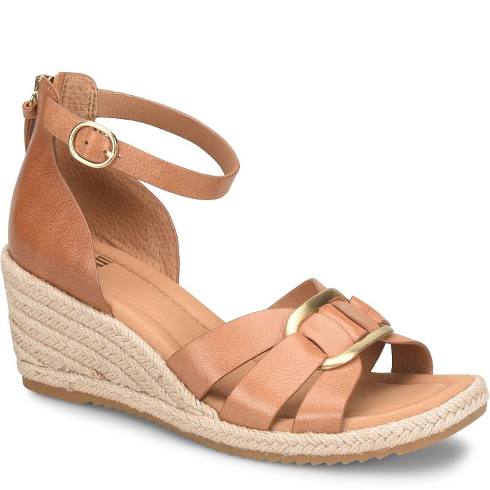 Söfft Ivy Shop Sandals Wedge Sandals Luggage (Tan)