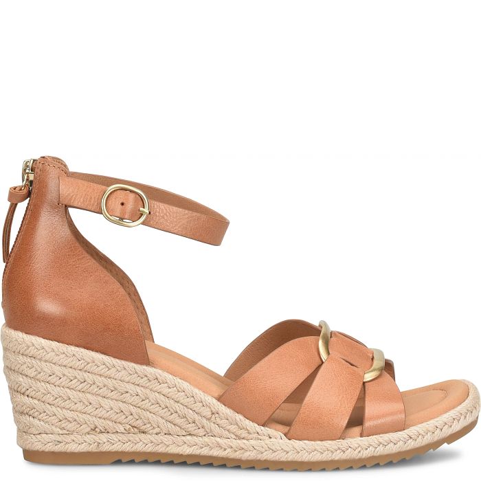 Söfft Ivy Shop Sandals Wedge Sandals Luggage (Tan)